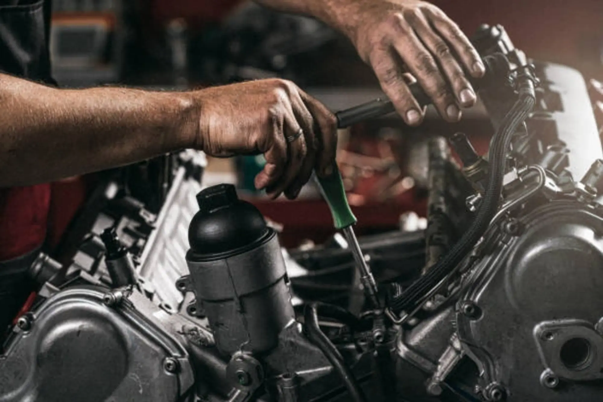 Powerstroke high-pressure oil system diagnostics and repair performed by Fleetway Service & Repair near Clinton, Utah.